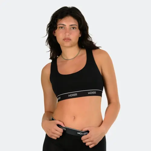 Women's Boss 2.0 Bralette - Supportive Workout Sports Bra, Breathable Comfy Seamless Wireless Racerback, Scooped Neck, No-Dig Straps, Chafe-Free Everyday Bra for Yoga, Hiking