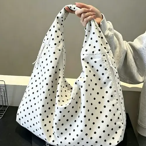 Elegant Casual Plain Shoulder Handbag, Crossbody Handbags, Large Capacity Lightweight Shoulder Bag for Daily Use & Commuting, Women's Fashion Accessory