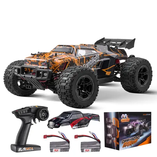 VEVOR Remote Control Car,  1:10 Scale RC Car for Kids,  All Terrain 4WD Off-Road Truck with 45° Wheelie & Adjustable Speed, 50 km/h High-Speed Hobby RC Racing Car Toy, Ideal Gift for 8+ Year Kids, IPX4