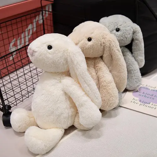 Cute Rabbit Plush Toy, Cute Stuffies, 1 Count Soft & Comfy Plush Doll, Stuffed Animal Birthday Gift, Home Decor, Room Decor