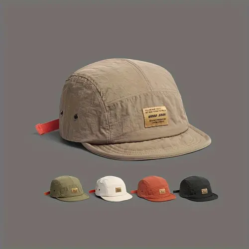 Japanese Vintage-Inspired Baseball Cap - 1pc Men's Quickdry Sports Hat, Lightweight Breathable Polyester Snapback, Casual Streetwear Hats
