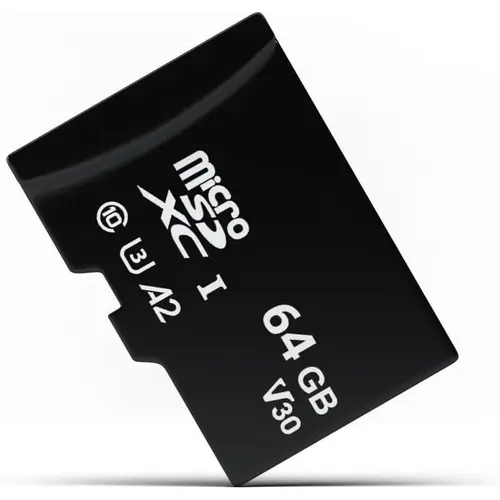 64 GB Micro SD Card with Adapter, Up to 110 MB/s, Class 10 U1 V10 Speed Classes, Compatible with Digital Cameras, Cams, Laptops, Desktop Computers, Microsd Card, Waterproof