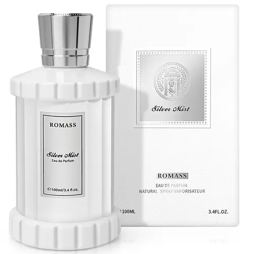 Romass Silver Mist Eau de Parfum Spray for Men & Women with Orange Blossom, Lemon, Bergamot, Blackcurrant, Rose, Musk & Cedar - 3.4oz/100ml TikTokShopBlackFriday #Summervibes