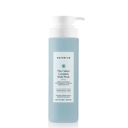 Naturium The Calmer Ceramide Body Wash (500ml) - Fragrance Free, Body Wash for Sensitive & Eczema Prone Skin