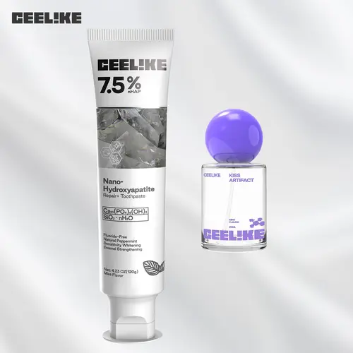 CEELIKE Teeth Cleansing Kit - 4.23 oz (120g) SP-6 Hydroxyapatite 7-Pro Brightening Intense Whiteening Toothpaste, Fresh Passion Flavor Probiotic Oral Spray, Multi-Function Mouth Care Set, Oral Care