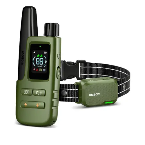 JUGBOW Dog Training Collar 4500FT Dog Training Behavior Aid, Remote IPX8 Waterproof with 4 Training Modes, Rechargeable E-Collar for All Breeds DT61