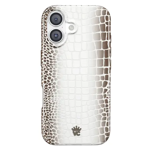 Velvet Caviar Himalayan Croc Leopard Wireless iPhone Case - Cute Accessories, Trendy Phone Aesthetic Casing, Shockproof Durable Cellphone Cover with Firmflex Bumper, Polycarbonate Material for Protection