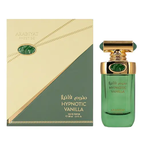 Arabiyat Prestige Hypnotic Vanilla Eau De Parfum - 100 ml (3.4 fl oz) Luxury Premium Intense Jasmine Vanilla Unisex Fragrance, Signature Scent, Beauty & Personal Care Fragrances