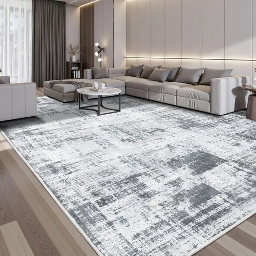 FAMVAL Large Area Abstract Rugs Machine Washable Foldable Non-Slip Vintage Boho Soft Carpet for Living Room Bedroom Home Office Decor Christmas gifts