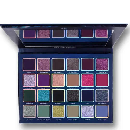 Beauty Below - Eye And Face Palette - 24 Vibrant Shades + Magnetic Pans