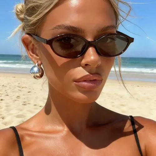 Women's Leopard Pattern Sunglasses, Trendy Casual Oval Frame for Everyday Use, Fashion Accessories for Outdoor Activities, Classic Oval Sunglasses, Summer Sunglasses, Stylish Glasses, Fashionable Frames Sunglasses, Trendy Styling Sunglasses