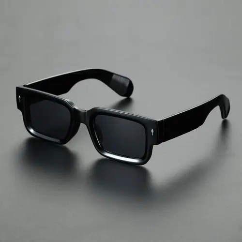 Men's Square Frame Sunglasses, Trendy Casual Sunglasses for Everyday Use, Fashion Accessories for Outdoor Activities, Square Frames Sunglasses, Square Framed Sunglasses