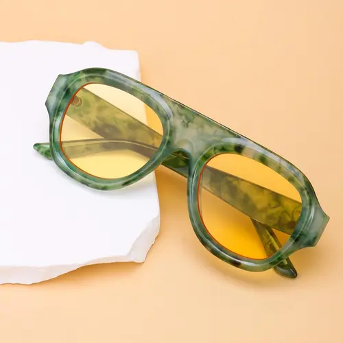 Unisex Retro Eyeglasses, Trendy Vintage Eyewear for Everyday Use, Fashion Accessories for Outdoor Activities, Trendy Shades