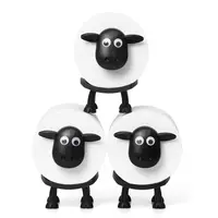 UDROLL 2026 Eco-Friendly 3PCS Sheep Shape Tissue Holder - 3D Printed, Modern, Durable, Bathroom Decor Ideas, Easy Organization, Toilet/Kitchen Roll Holder, Household Necessity