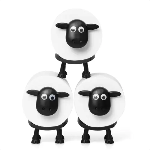 UDROLL 3Pcs Whimsy Funny Toilet Paper Holder, Waterproof PVC Bathroom Space Saver, Household Kitchen/Bath Tissue Storage Decor Gadget