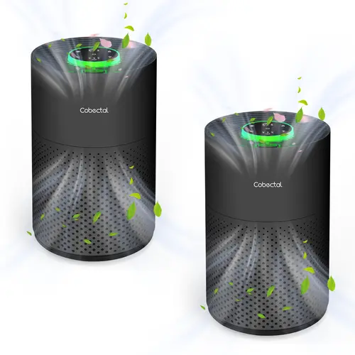 Cobectal 4000C Air Purifier - Household Accessories with Aromatherapy, Nightlight, Virus-Killing, Dust & Allergen Removal, Pet Odor Elimination, Silent Sleep Mode, 800 Sq Ft Coverage for Bedroom/Home Office,home essentials, tiktokshopbacktoschool Dehumidi