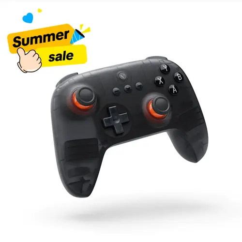 VITURE x 8BitDo Ultimate C Wireless Plastic Game Controller - Rechargeable Handy Game Peripherals with 6-Axis Motion Control, Rumble Vibration, Enhanced Triggers, Wake On Shake, Tactile Buttons, Stable Connection for Switch, Mobile Devices, Video Game