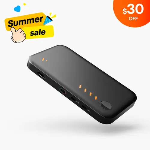 VITURE Pro Mobile Dock Gaming Accessory - Compatible with PlayStation, Switch, Handheld Consoles, Fire TV, HDMI/USB-C Devices, Smartphone - 3D Support, Co-op Stream & Play, 8 Additional Hours, Screen Share for XR Glasses, Game, TikTok Shop Back to School