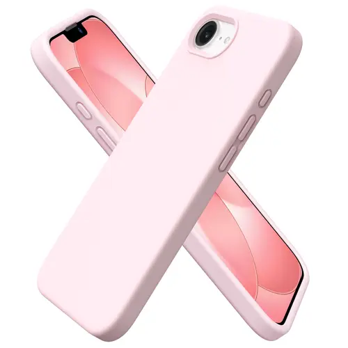 ORNARTO Slim 3-Layer Liquid Silicone Casing for iPhone 17e/16e (6.1in, 2025) - Shockproof Smartphone Cover with Anti-Scratch Microfiber Lining, Soft Gel Rubber Cellphone Protection Accessory,back to school