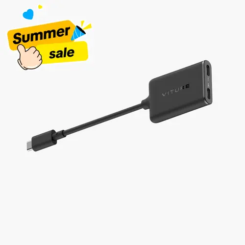 VITURE USB-Type-C XR Charging Adapter for iPhone Series (17/16/15) - Type C Charging, Head Tracking, Multi-Screen Support, Enhanced 3DoF, Spatial 3D, VR Video, Charge-and-Play for XR Users & Other Devices