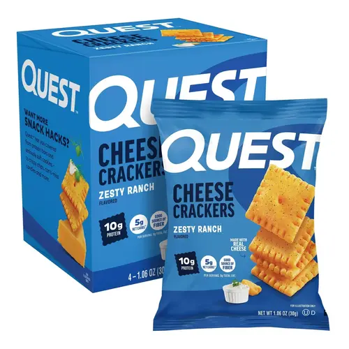 Quest Nutrition Protein Cheese Crackers