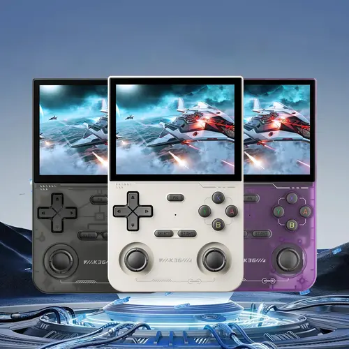 YLW K36 Open Source Linux System Handheld Game Console, Rechargeable Game Console, 3.5HD IPS Screen Portable Retro Handheld Player with 20+ Emulators Supported, Boyfriend Gift, Gaming Items, Hand Held Games