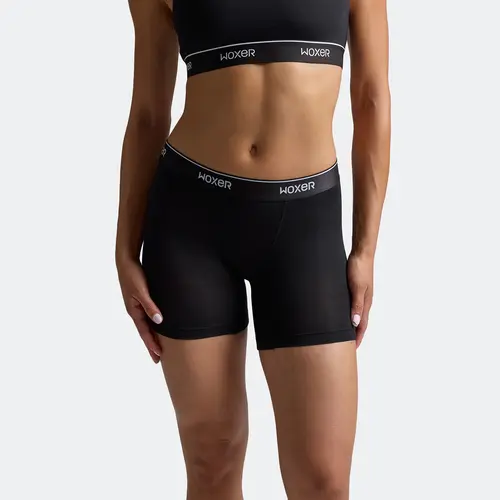Woxer Women's Classic 5" Inseam Baller Boxers Panties - Soft, Breathable Modal Underwear with No-Dig Comfort Waistband, Lightweight