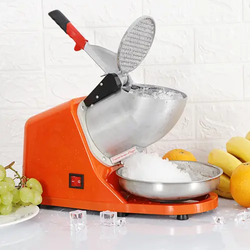 Segawe Ice Shaving Machine - 300W Commercial Grade Motor, 110V/60Hz Electric, 143lbs/hr Production, 11.6lb High Capacity, 1400 Runs/Min, Food-Grade Stainless Steel Bowl, Waterproof Switch, Ergonomic Design, Easy to Clean for Home Users