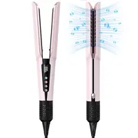 Slopehill Air Hair Straightener 2-in-1 Wet-to-Dry Blow Dryer & Straightener LCD Display Adjustable Temperature Fast-Heating High-Speed Airflow 200 Million Negative Ions Salon-Quality Suitable for Hair Types 1A–3C Medium-to-Long Hair 12–32in MothersDayGift