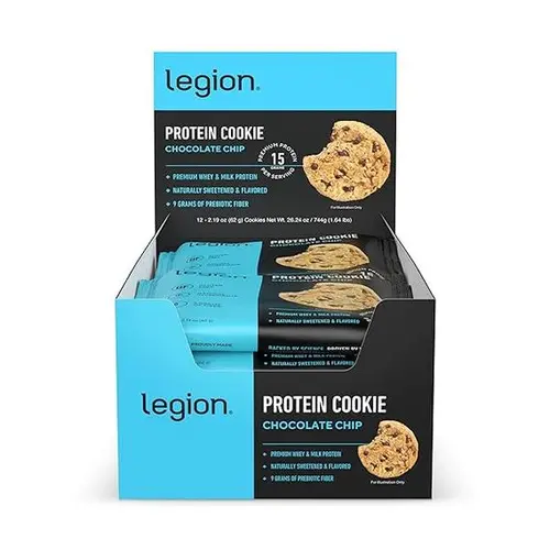 Legion Protein Cookie Chocolate Chip - Box of 12