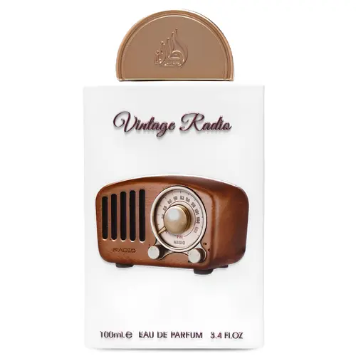 Lattafa Pride Vintage Radio for Unisex Eau de Parfum Spray, 3.4 Ounce