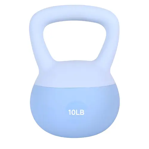 leikefitness Soft Kettlebell Weights (10LB/15LB/18LB/20LB/25LB) - Women's Glute Workout Equipment for Butt Lift & Hip Shaping, Men's Resistance Training Home Gym Gear, Shockproof, Impact Resistant At Home Gym Equipment