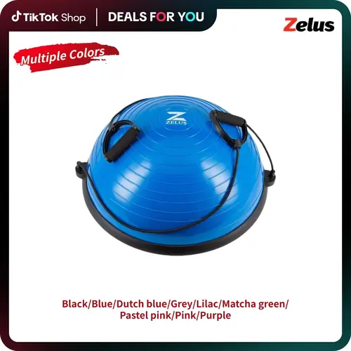 【BackToSchool】ZELUS Balance Ball Trainer with Resistance Bands and Foot Pump, Inflatable Yoga Ball for Home Gym Workouts,all seasons,Home Fitness,gift idea,lawn games,Outdoorfun|#