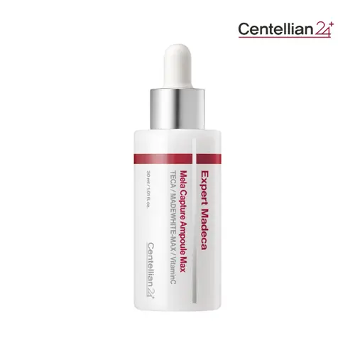 [Centellian24] Expert Madeca Mela Capture Ampoule Max Serum, Korean Antioxidant Radiant Facial Serum for Hyperpigmentation, Dark Spots Treatment, Wrinkles Care & Milky Texture Boost