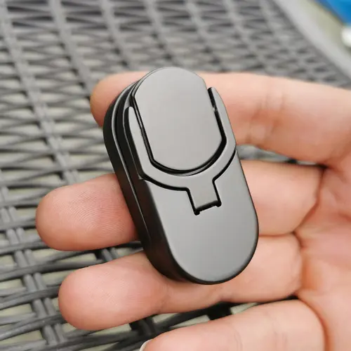 Metal Push Pull Rotation Fidget Toy Rotatable Stress Relief Toy, Rotating Fidget Sliders for Adults, Creative Birthday Gifts, Stress Relief Gadgets, Steel Finger Slider
