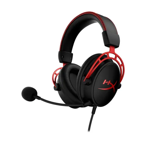 HYPERX Cloud Alpha Gaming Headset - Headset for Gaming with Detachable Mic, Bass/Mid/High Separation, Aluminum Build, Cleaner Smoother Sound, Comfortable Fit, Lightweight Design, Discord & Teamspeak Certified, PC Accessories Gaming