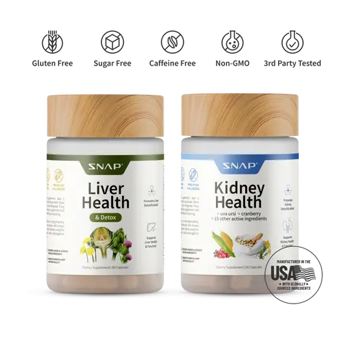 Snap Supplements Liver Health + Kidney Health Bundle