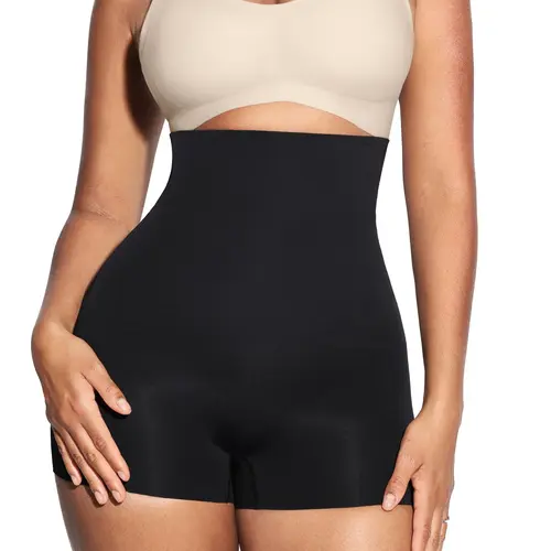 FeelinGirl Shapewear for Women Tummy Control High Waist Body Shaper Shorts Control Panties Butt Lifting Shapewear Shorts Nylon Comfort Womenswear
