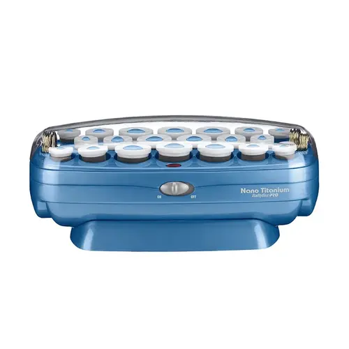 BaBylissPRO Nano Titanium Professional 20-Roller Hairsetter (Model BABNTCHV21) - Ionic Heated Curler, Ceramic Thermal Roller Curlers & Straighteners for Hair Styling, Long-Lasting Volume & Salon-Quality Curls