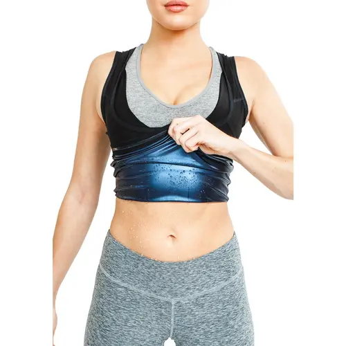 Sweat Shaper Sauna Tank Top for Yoga, Workouts, Fitness