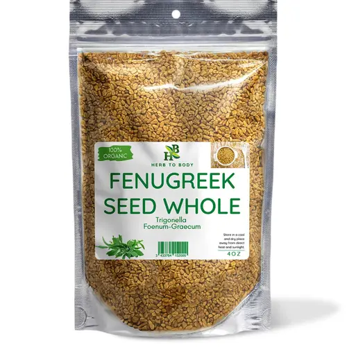 Fenugreek Seed Whole - 4 oz | Trigonella Seeds for Herbal Tea |  Methi | Herb To Body
