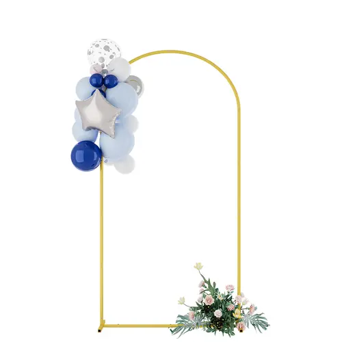 UDEAR 6.6FT Lightweight Arch Background Bracket, Used for Wedding Backgrounds, Event Decorations, Outdoor Ceremonies Flower Design