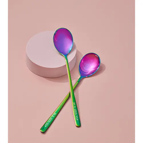 Rainbow TikTok Peanut Butter Spoon