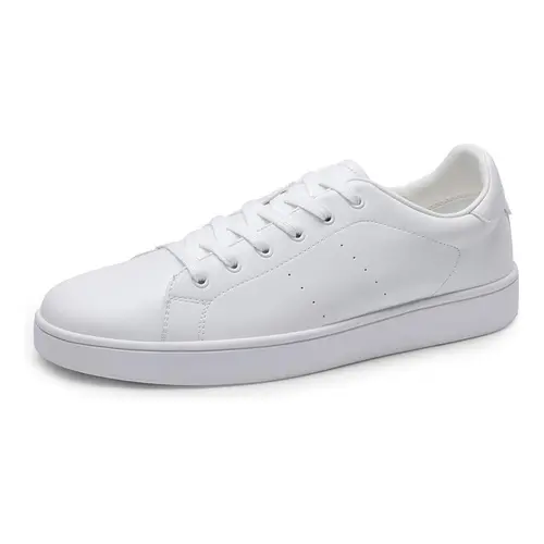 【BRUNO MARC Anniversary】 Men's Vegan Leather Sneakers - Mens Shoes, Fashion Casual Trainers, Lightweight Lace-Up All-Day Footwear for Office Wear, Modern Casual Look Elevates Basics