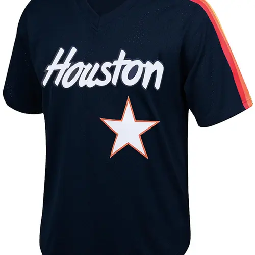 Men's Letter & Number Embroidered Baseball Jersey Shirts, Casual Loose Short Sleeve V-Neck T-Shirt for Summer, Men's Top for Daily Wear, Embroidery Sportswear