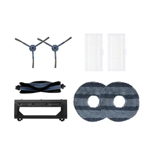 eufy C20 Accessory Kit for Robot Vacuum Omni C20, 2 Side Brushes, 2 Washable Filters, 1 Rolling Brush, 1 Brush Guard, 2 Mop Pads, Complete Kit For Full Vacuum Care