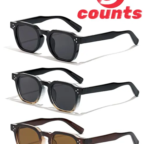 Unisex Vintage Trendy Polarized Sunglasses, Retro Outdoor Sports Sunglasses, Fashionable Sunglasses for Men & Women for Everyday Use