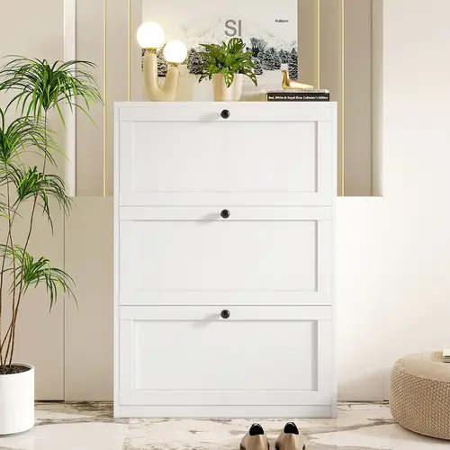 VOWNER Shoes Cabinet for Entryway, shoe rack organizer for Hallway, Living Room,Bedroom Organiser,#SohoChic