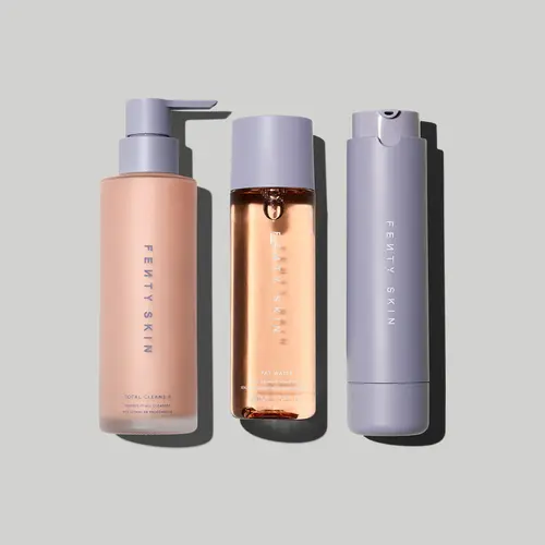 Fenty Skin Start’rs Full-Size Cleanser, Toner + Hydra Vizor Invisible SPF 30 Moisturizer Bundle