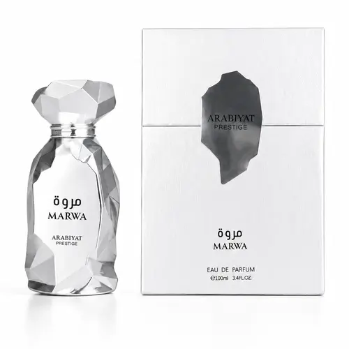 Arabiyat Prestige Marwa Men's Eau De Parfum - 3.4 fl oz Arabian Inspired Earthy Woody Fragrance, Premium Unique Gifts for Man, Arabic Inspired Scent
